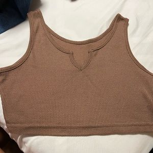 Size small, brown shirt, from shein